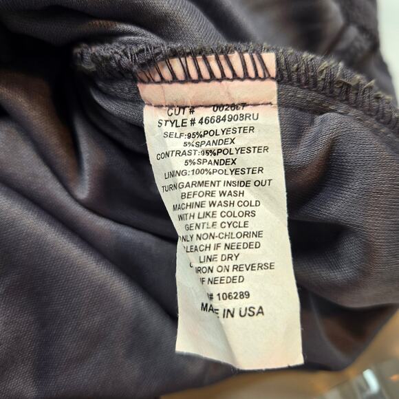 Trixxi Women's Dress 1X Size 1 X Grey Short Formal  Misses Plus 14W 16W - Picture 5 of 7